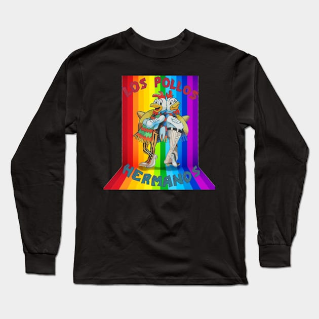 Los pollos hermanos || Rainbow Long Sleeve T-Shirt by Veljam